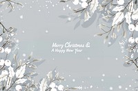 Festive holiday greeting card