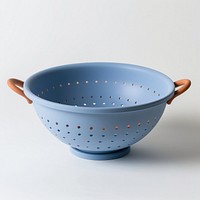 Modern blue kitchen colander