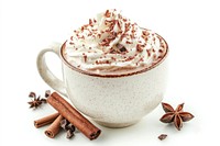 Christmas hot chocolate cream background dessert.