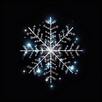 Snowflake chandelier outdoors lighting.