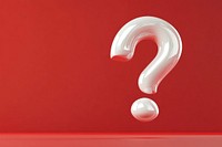 White question mark background symbol red.