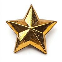 Golden star decorative decoration appliance.