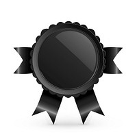 Ribbon award badge icon symbol ribbon vector.