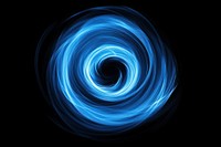 Abstract blue swirling vortex