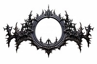 Gothic ornament frame chandelier decorative aesthetics.