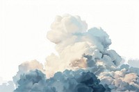 Cloud clouds illustration painting.