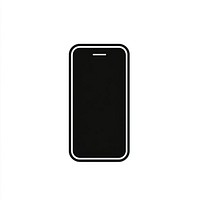 A phone icon minimalist simple black.