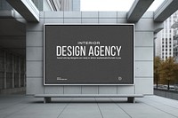 Modern interior design agency advertisement