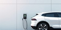 Electric car charging station modern