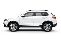 White suv car transportation automobile.