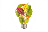 Leaf Collage light bulb leaves lightbulb creative.