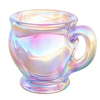 Hot cocoa mug illustration digital glass.