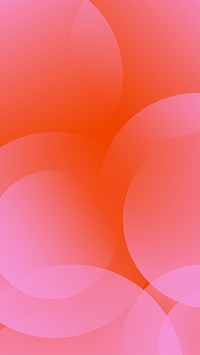 Gradient red pink mobile wallpaper