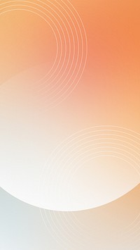 Gradient orange patterned mobile wallpaper