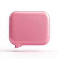 Blush-pink Rectangle shape illustration graphic bubble.