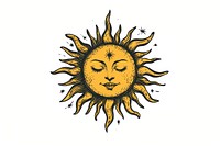 A sun art illustration celestial.