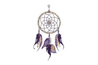 A Dream Catcher art illustration colorful.