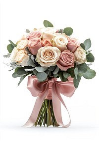 Beautiful bridal bouquet wedding roses flowers.