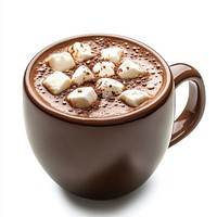 Hot cocoa chocolate beverage dessert.