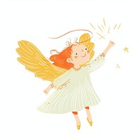 Angel illustration illustrated whimsical.