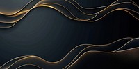 A sleek and modern abstract background with golden lines illustration backdrop pattern.