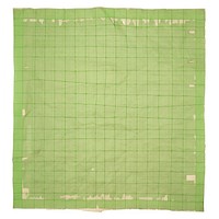 Green grids ripped paper ephemera background texture blackboard.