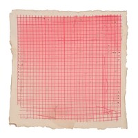 Red grids ripped paper texture geometric abstract.