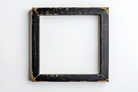 Minimal black gold frame blackboard vintage.