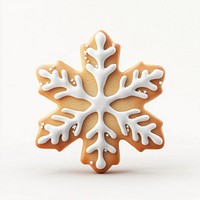 Cookie snowflake christmas dessert.