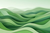 Abstract green landscape wallpaper background illustration design with hills and mountains abstract nature art.