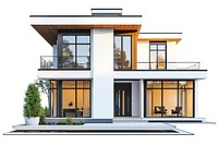 Modern home house architecture building.