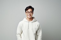 An attractive asian man portrait photography sweatshirt.