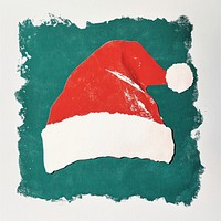 Santa hat illustration christmas santa.