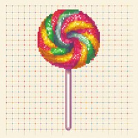 Candy background lollipop vibrant.