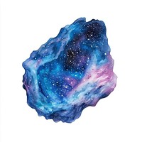 Space in Watercolor style watercolor galaxy illustration.