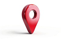 Illustration of a location pin icon symbol geolocation navigation.