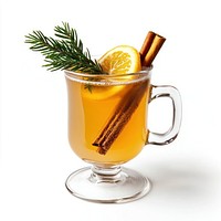 Real hot toddy beverage herbal glass.