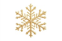 A golden glitter snowflake frame decoration nature accessories.