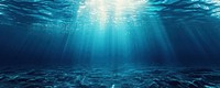 Underwater background with sunlight shining through the water surface underwater nature marine.