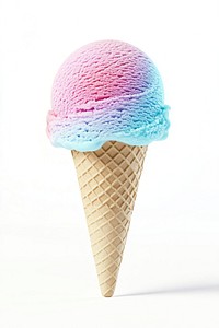 Real pastel gradient icecream dessert cone photography.