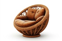 Ottoman chair furniture round comfortable.