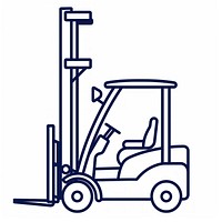 Forklift illustration forklift vehicle.