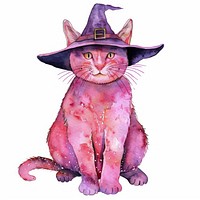 Hat art cat illustration.