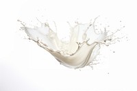 Milk or cream splash effect background dairy white.