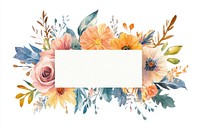 Flower art illustration watercolor.