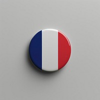 France flag circle pin symbol france badge.