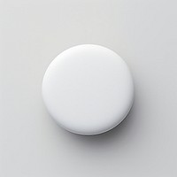 Button pin mockup white round minimalist.