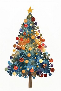 Christmas Decoration christmas tree illustration.