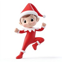 Christmas dancing elf christmas decoration character.