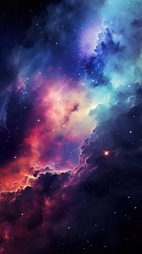 Colorful wallpaper universe nebula colors.